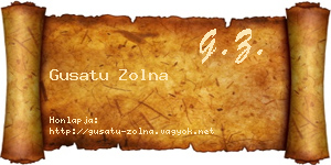 Gusatu Zolna névjegykártya